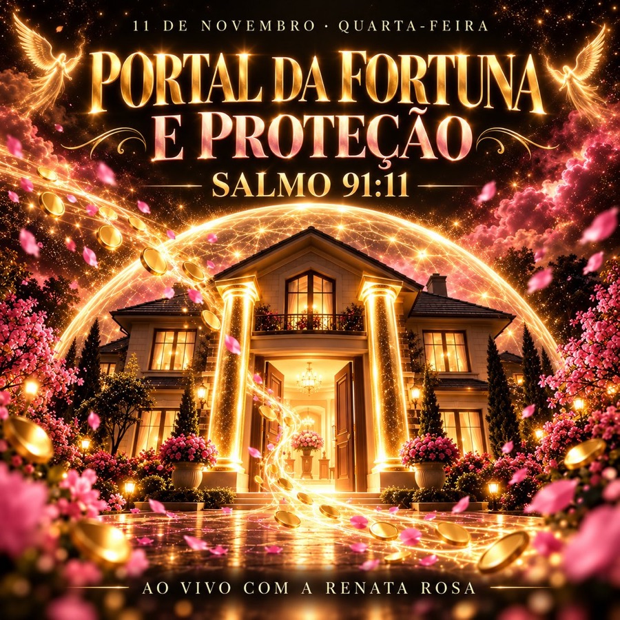 Portal 11/11 da Fortuna e Proteção. Quarta, 11 de novembro, ao vivo com a Renata Rosa